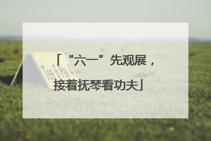 “六一”先观展，接着抚琴看功夫