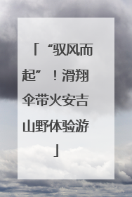 “驭风而起”！滑翔伞带火安吉山野体验游