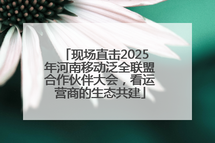 现场直击2025年河南移动泛全联盟合作伙伴大会，看运营商的生态共建