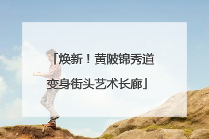 焕新！黄陂锦秀道变身街头艺术长廊