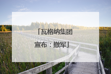 瓦格纳集团宣布：撤军