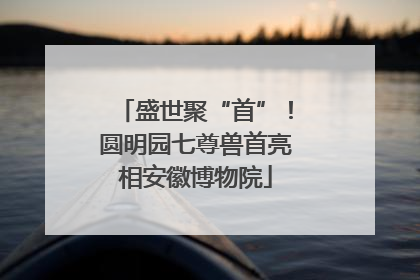 盛世聚“首”！圆明园七尊兽首亮相安徽博物院