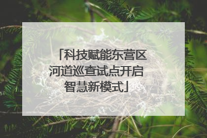 科技赋能东营区河道巡查试点开启智慧新模式