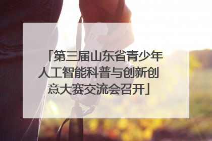 第三届山东省青少年人工智能科普与创新创意大赛交流会召开