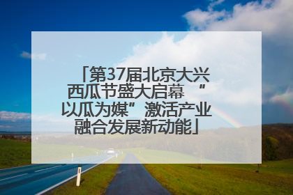 第37届北京大兴西瓜节盛大启幕 “以瓜为媒”激活产业融合发展新动能