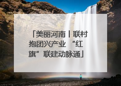 美丽河南丨联村抱团兴产业 “红旗”联建动脉通