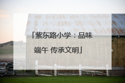 紫东路小学：品味端午 传承文明