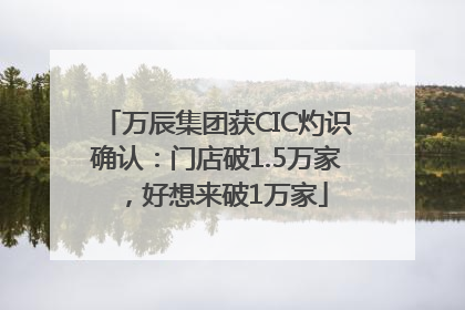 万辰集团获CIC灼识确认：门店破1.5万家，好想来破1万家