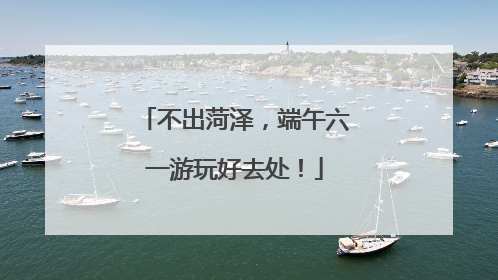 不出菏泽，端午六一游玩好去处！