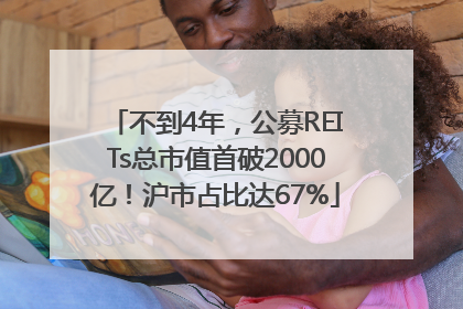 不到4年，公募REITs总市值首破2000亿！沪市占比达67%