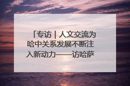 专访｜人文交流为哈中关系发展不断注入新动力——访哈萨克斯坦文化与信息部部长巴拉耶娃