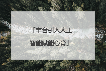 丰台引入人工智能赋能心育
