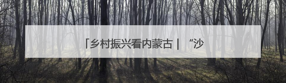 乡村振兴看内蒙古｜“沙漠蓝莓”种出紫色未来