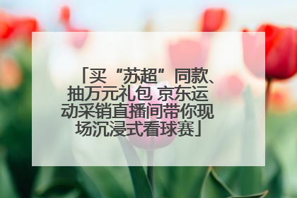 买“苏超”同款、抽万元礼包 京东运动采销直播间带你现场沉浸式看球赛