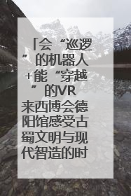 会“巡逻”的机器人+能“穿越”的VR 来西博会德阳馆感受古蜀文明与现代智造的时空对话｜西博视界
