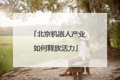 北京机器人产业如何释放活力