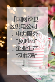 国网沙县区供电公司：电力服务“及时雨”，企业生产“动能强”