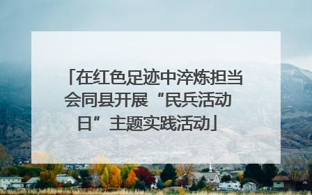 在红色足迹中淬炼担当 会同县开展“民兵活动日”主题实践活动