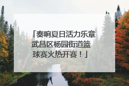奏响夏日活力乐章 武昌区杨园街道篮球赛火热开赛！