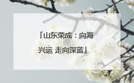 山东荣成：向海兴运 走向深蓝