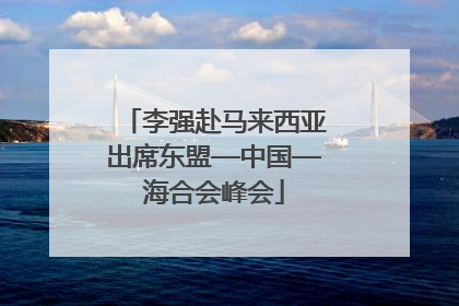 李强赴马来西亚出席东盟—中国—海合会峰会