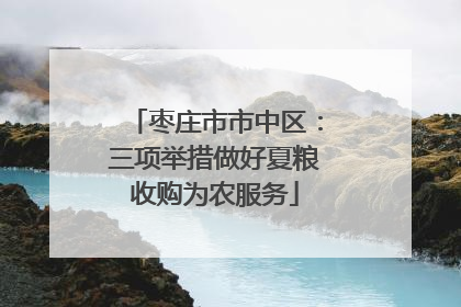 枣庄市市中区：三项举措做好夏粮收购为农服务