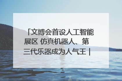 文博会首设人工智能展区 仿真机器人、第三代乐器成为人气王｜文博向“新”