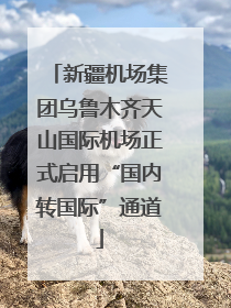 新疆机场集团乌鲁木齐天山国际机场正式启用“国内转国际”通道