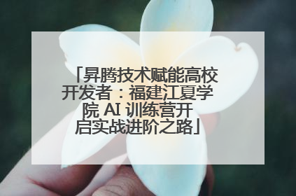 昇腾技术赋能高校开发者：福建江夏学院 AI 训练营开启实战进阶之路