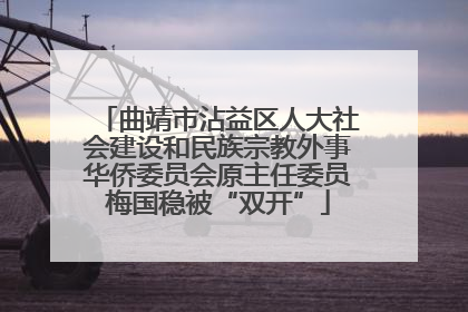 曲靖市沾益区人大社会建设和民族宗教外事华侨委员会原主任委员梅国稳被“双开”