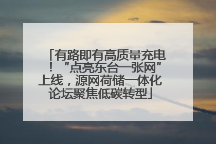 有路即有高质量充电！“点亮东台一张网”上线，源网荷储一体化论坛聚焦低碳转型