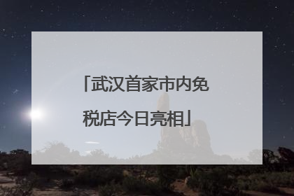武汉首家市内免税店今日亮相