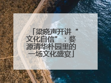 梁晓声开讲“文化自信”：婺源清华朴园里的一场文化盛宴