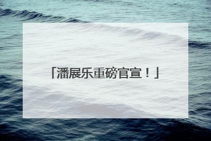 潘展乐重磅官宣！