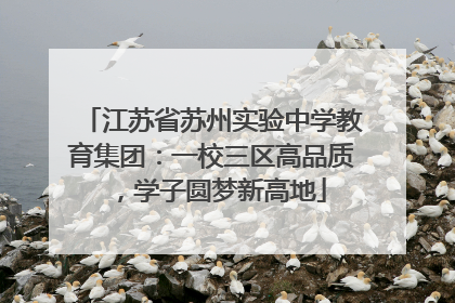 江苏省苏州实验中学教育集团：一校三区高品质，学子圆梦新高地