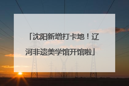沈阳新增打卡地！辽河非遗美学馆开馆啦