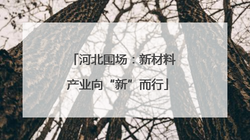 河北围场：新材料产业向“新”而行