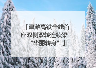津潍高铁全线首座双侧双转连续梁“华丽转身”