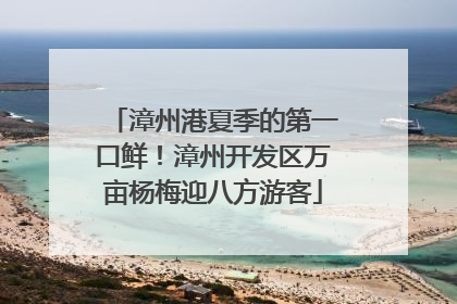 漳州港夏季的第一口鲜！漳州开发区万亩杨梅迎八方游客