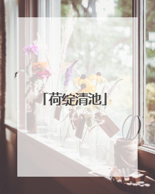 荷绽清池