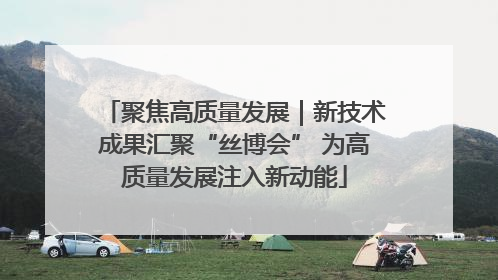 聚焦高质量发展｜新技术成果汇聚“丝博会” 为高质量发展注入新动能