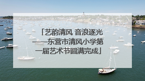 艺韵清风 音浪逐光——东营市清风小学第一届艺术节圆满完成