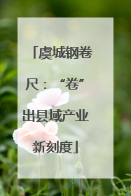 虞城钢卷尺：“卷”出县域产业新刻度