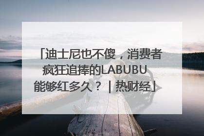 迪士尼也不傻，消费者疯狂追捧的LABUBU能够红多久？｜热财经