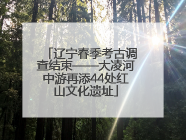 辽宁春季考古调查结束——大凌河中游再添44处红山文化遗址