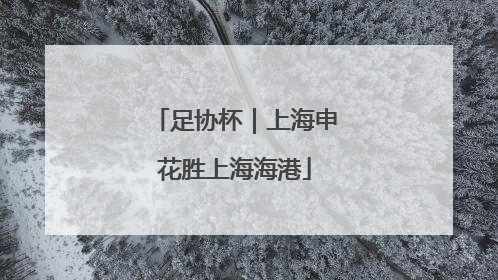 足协杯｜上海申花胜上海海港