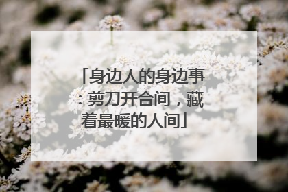 身边人的身边事：剪刀开合间，藏着最暖的人间
