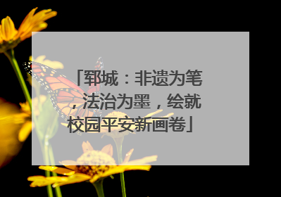 郓城：非遗为笔，法治为墨，绘就校园平安新画卷
