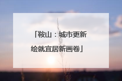 鞍山：城市更新绘就宜居新画卷