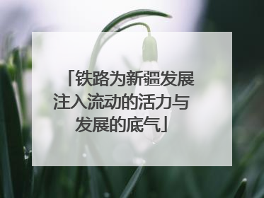 铁路为新疆发展注入流动的活力与发展的底气
